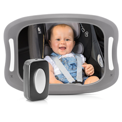 BabyView Bilspeil med lys bilspeil med lys - scan style