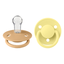Bibs Smokk De Lux 2 Pack Silicon One Size Silikon - Desert Sand & Sunshine Desert Sand / Sunshine - Bibs