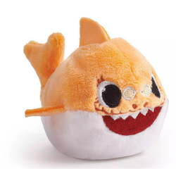 Baby Shark Mini Plush With Sound - Grandma Shark Oransj - Salg