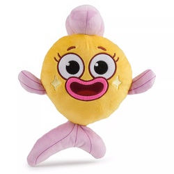 Baby Shark Mini Plush With Sound - Goldie Gul og Rosa - Salg