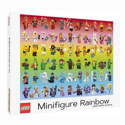 Lego puslespill 1000 Minifigure Rainbow 1000 - LEGO