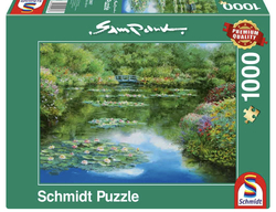 Schmidt puslespill 1000 Sam Park: Water Lily Pond 1000 bita - Schmidt