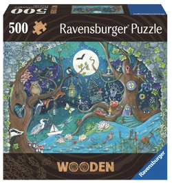 Ravensburger puslespill 500 Trepuslespill Fantasiskogen  500 biter - Ravensburger