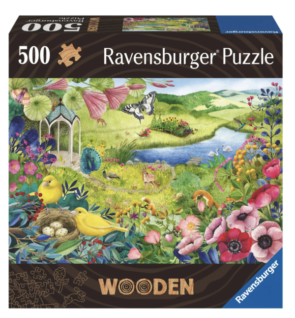 Ravensburger puslespill 500 Trepuslespill Naturlig hage  500 biter - Salg
