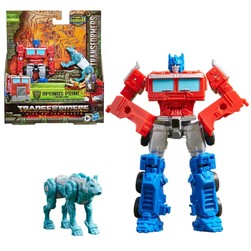Transformers Rise of the Beasts Weaponizer 2-pack actionfigurer - Optimus Prime og Chainclaw   - Transformers