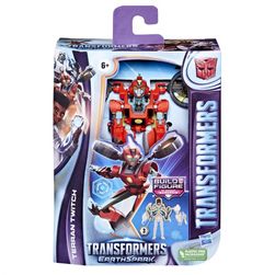 Transformers EarthSpark Deluxe Class Figur - Terran Twitch  Terran Twitch - Transformers