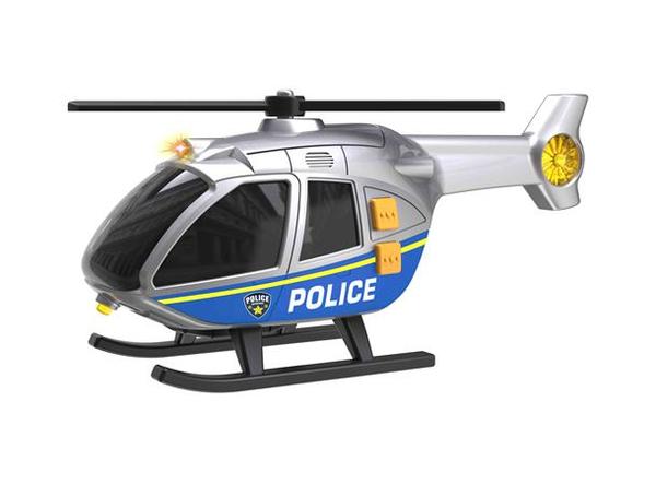 SMALL L&S POLITIHELIKOPTER (15CM) Politi Helikopter - Teamsterz
