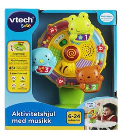 Vtech Baby Sing along Spinning Wheel Leke med sugekopp - Vtech