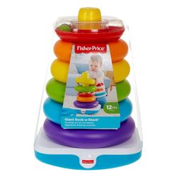 Fisher Price Giant Rock-a-Stack Stort stabletårn - Fisher-Price