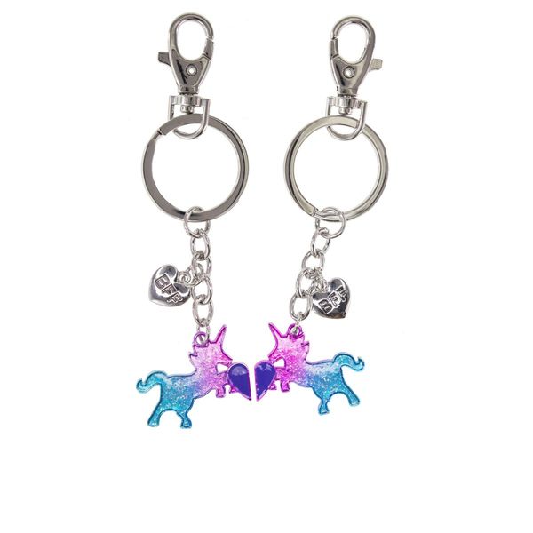 Nøkkelringer unicorn 2stk BFF unicorn - Salg