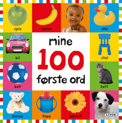 PEKEBOK MINE 100 FØRSTE ORD bok - Egmont Litor