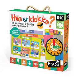 Hvar er klokka? Hva er klokka? - Brettspel