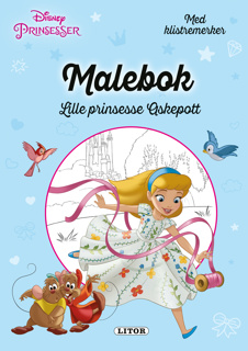 MALEBOK WD LILLE PRINSESSE ASKEPOTT malebok - Egmont Litor