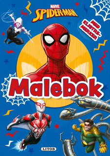 MALEBOK MARVEL SPIDERMAN MED KLISTREMERKER malebok - Egmont Litor