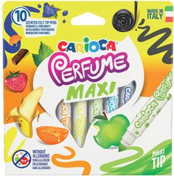 JUMBO-TUSJER MED DUFT CARIOCA 10 STK. tegneutstyr - Egmont Litor