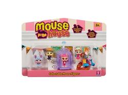 mouse in the house - 5pk figures farge overraskelse - Mouse in the house