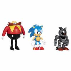 Sonic the Hedgehog 3pk - Sonic, Mecha Sonic og Dr. Eggman - 10 cm Sonic, Mecha Sonic og Dr. Eggman - Sonic The HedgeHog