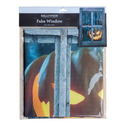 Window Decor Pumpkin 120 x 80 cm Vindus dekorasjon - Halloween