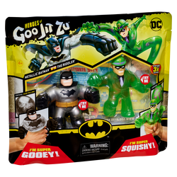 Goo Jit Zu DC 2 PACK - BATMAN/RIDDLER - EKSKLUSIV Batman og Riddlern - goo jit zu