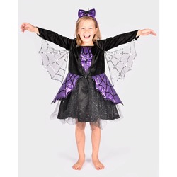 Lilla edderkopp kjole med hodebånd 122-128 122-128 - Halloween