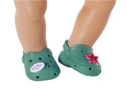 Baby born clogs med pin Grønt - Baby Born