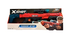 X-Shot Excel Hawk Eye, m/16 piler rød - X-shot