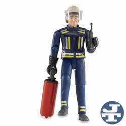 Bruder Fireman with helmet gloves and accessories Brannmann - Bruder