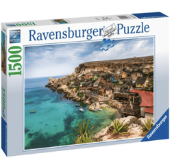 Ravensburger puslespill 1500 Popey Village , Malta 1500 biter - Ravensburger