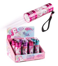 4-GIRLZ ALU LYKT 9LED rosa - Hobby