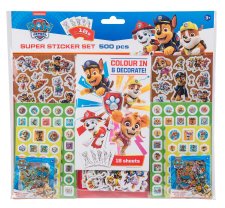 PAW P MEGASTICKERSETTm500 500 klistermerker - Hobby