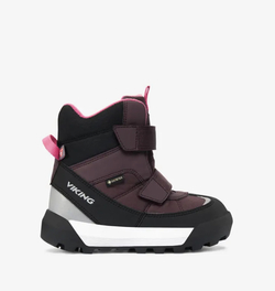 Viking Expower Kids Winter Shoes GoreTex Velcro Magenta - Viking