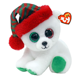 TY PAXTON - POLAR BEAR CHRISTMAS 15CM Paxton - Ty