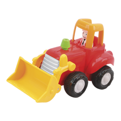 HAPPY BABY ANLEGGSBILER rød traktor - happy baby