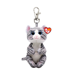 TY MITZI - GREY TABBY CAT CLIP 8CM Mitzi - Ty