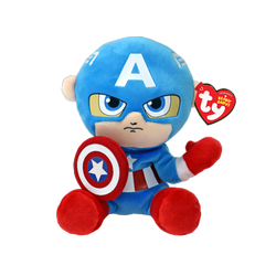 TY MARVEL CAPTAIN AMERICA SOFT 15CM Captain America - Salg