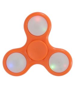 Spinner Plast m/led lys - Oransje Oransje - Salg