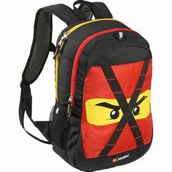 LEGO Backpack Ninjago Kai 43x28x17cm 14L Raud, Kai - LEGO