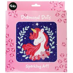 DIAMOND DOTS UNICORN 18X18CM Unicorn - Salg