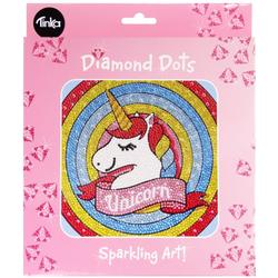 DIAMOND DOTS UNICORN 18X18CM Unicorn - Salg