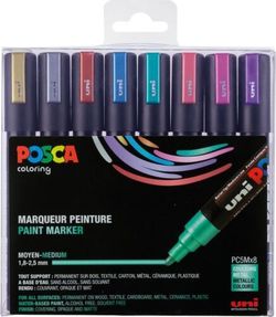 Posca Tusj Metallic Farger Metallic - Posca