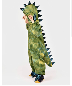 Den gode feen Dinosaurkostyme 3-4år onepice  3-4år - Halloween