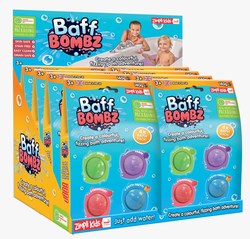 Baff Bombz 4pkn badebomber med lukt 4pkn badebomber - badebomber