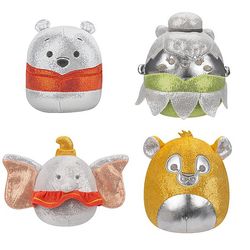 Disney 100års jubileum Squishmallow gaveeske 4stkX13cm Disney 100år - Squishmallows