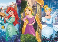 Mini Puslespil 54 brikker Princesse Mix Ass Ariel, Rapunzel og Askepott - Clementoni