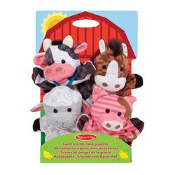 Hand Puppets Farm Friends gårdsdyr - Melissa & Doug