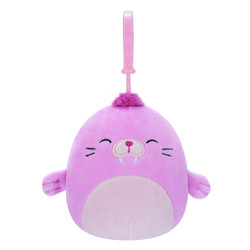 Squishmallows 9cm clip on Pepper the Pink Walrus  Pepper - Squishmallows