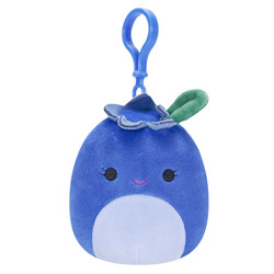 Squishmallows 9cm clip on Bluby the Blueberry  Bluby - Squishmallows