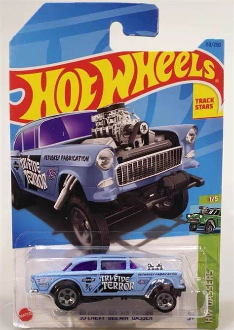 Hot Wheels 1:64 - 55 Chevy Del Air Gasser - HW Gassers 55 Chevy Bel Air Gasser - Hot Wheels