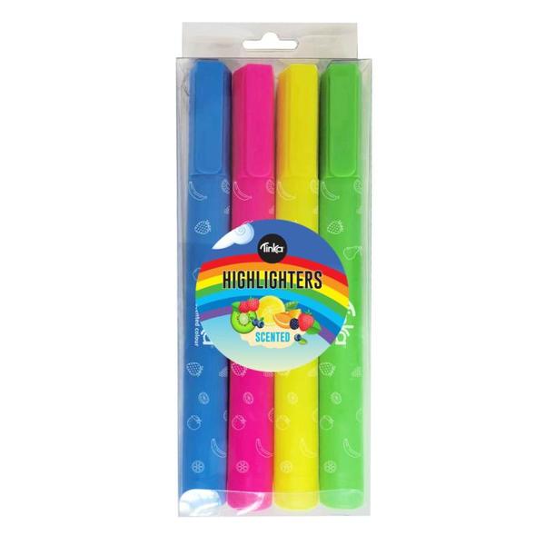 TEKSTMARKER JUMBO 4 STK TINKA ARTSY - luktetusj tekstmarkerer - Tinka