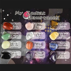 ZODIAC GEMSTONE COLLECTION 1-2cm Stjernetegn steiner - Småvarer